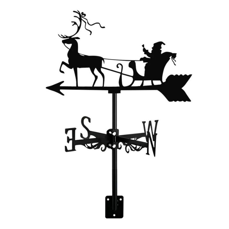 Reindeer Christmas Grandpa Stainless Steel Weathervane MW070