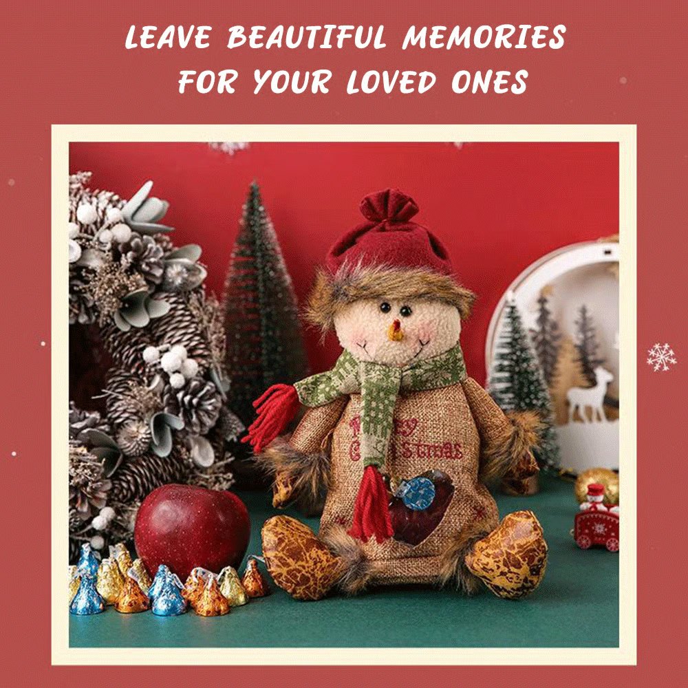 Christmas Gift Bags Zipper Design
