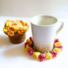 Manual Flower Pot Coaster Set Crochet Pattern Flower Bouquet Plant Coaster