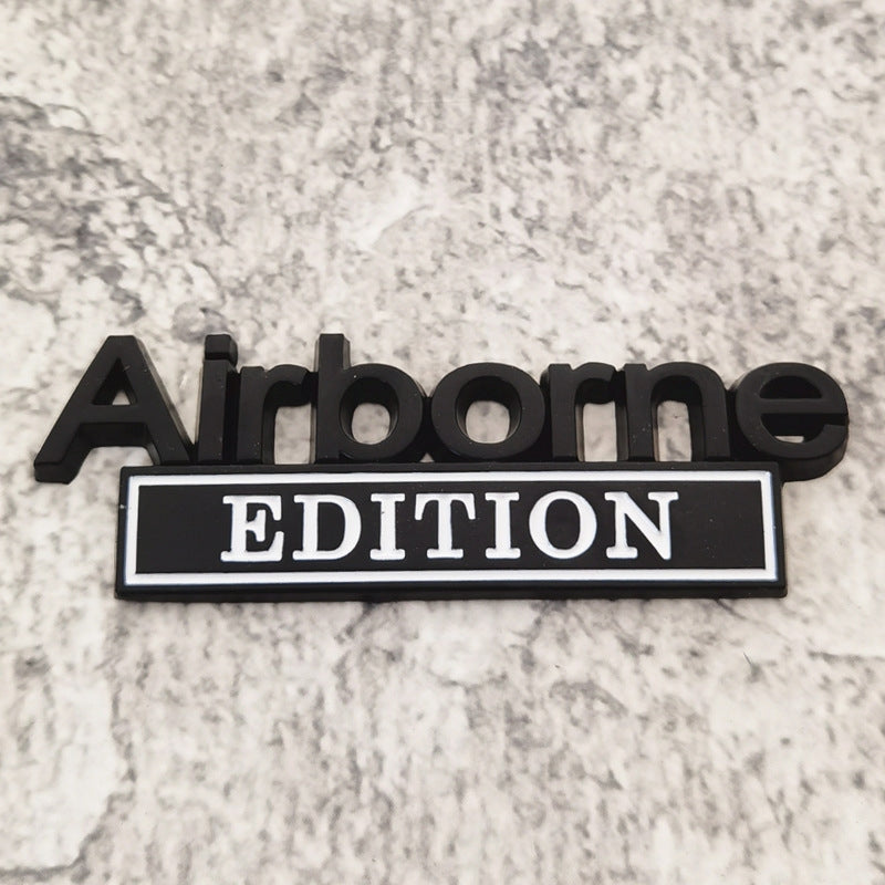 Airborne Edition - Emblem Sticker Badge, Funny Decals for Car, Truck, SUV, Motorcycle - TE041