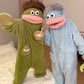 Funny Monster Hooded Fleece Robe