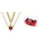 Heart Sword Pendant Necklace