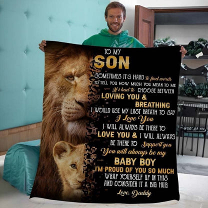 I'M Proud Of You So Much - A322 - Lion Premium Blanket