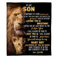 I'M Proud Of You So Much - A322 - Lion Premium Blanket