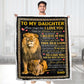 I Love You - A387 - Lion Premium Blanket