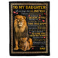 I Love You - A387 - Lion Premium Blanket