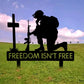 Memorial Metal Plaque for Fallen Soldiers - Freedom Isn't Free