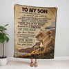 To My Son - From Mom - A933 - Lion Premium Blanket