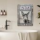 Donkey Metal Sign, Donkey Black White Hello Sweet Cheeks Metal Signs