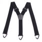 Men's Adjustable Suspenders - X-Back / Y-Back Styles with Hook Clips