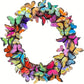 Beautiful Butterflies Wreath For Spring Door Decor