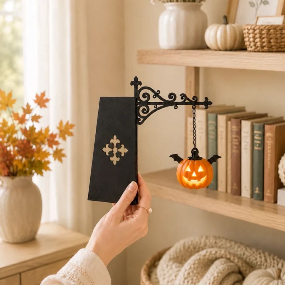 Bookshelf Lantern Light - Bookish Gifts For Book Lovers, Bookworms, Readers - Light Up Your Reading Nook