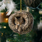 Sleeping Cat - Animal Christmas Ornament CH064