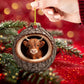 Highland Cow - Animal Christmas Ornament CH069