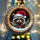 Raccoon - Animal Christmas Ornament CH078