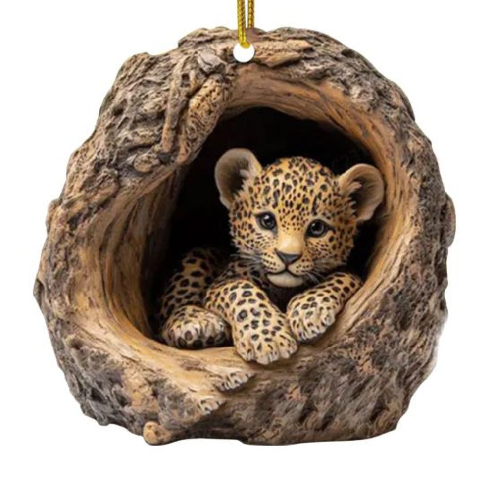 Leopard - Animal Christmas Ornament CH105
