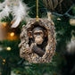 Monkey - Animal Christmas Ornament CH133