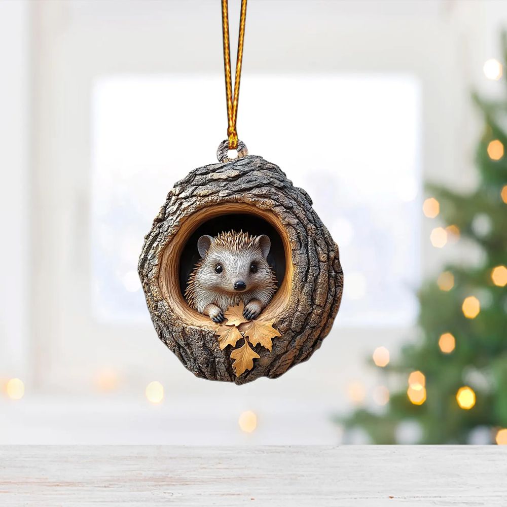 Hedgehog - Animal Christmas Ornament CH139