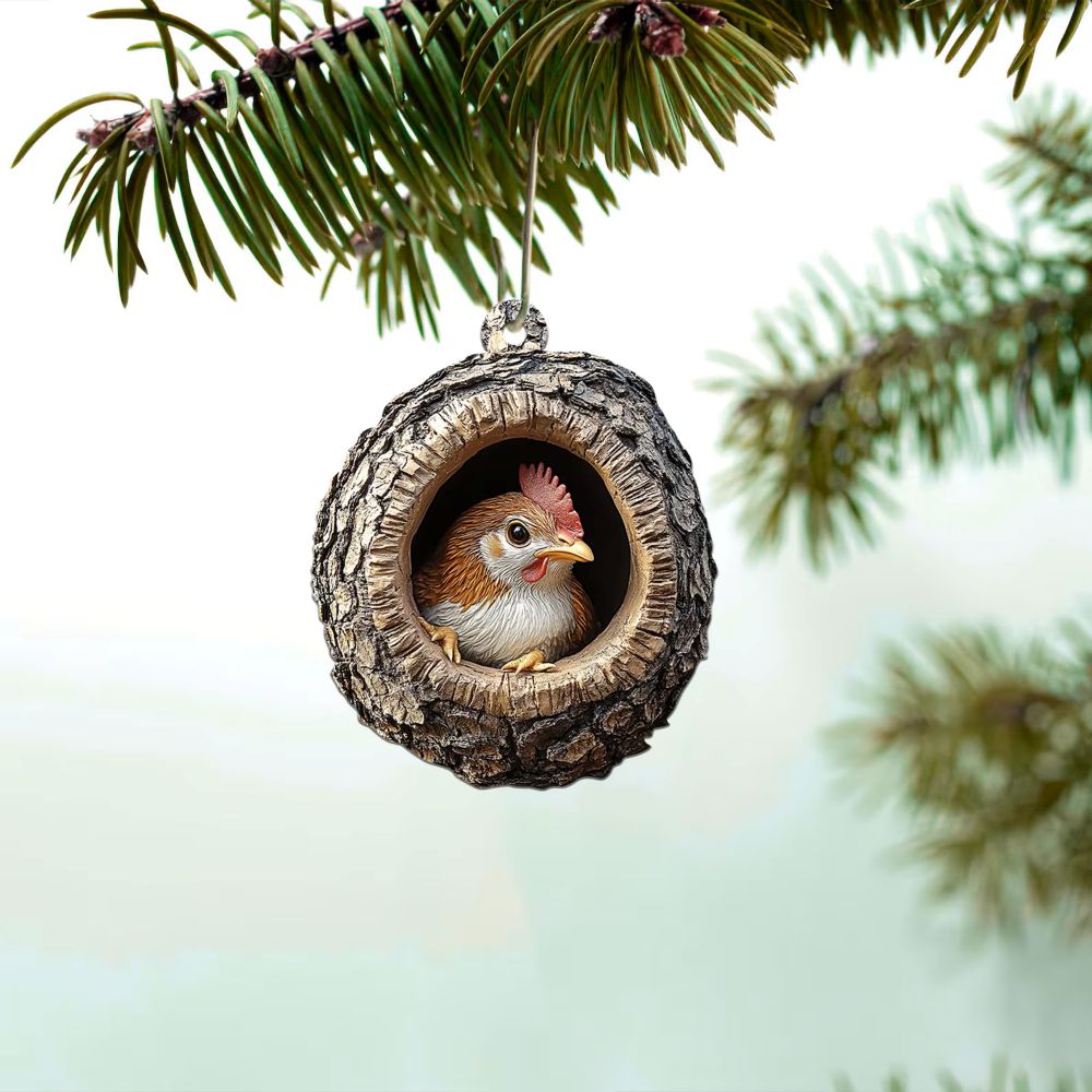 Chicken - Animal Christmas Ornament CH140
