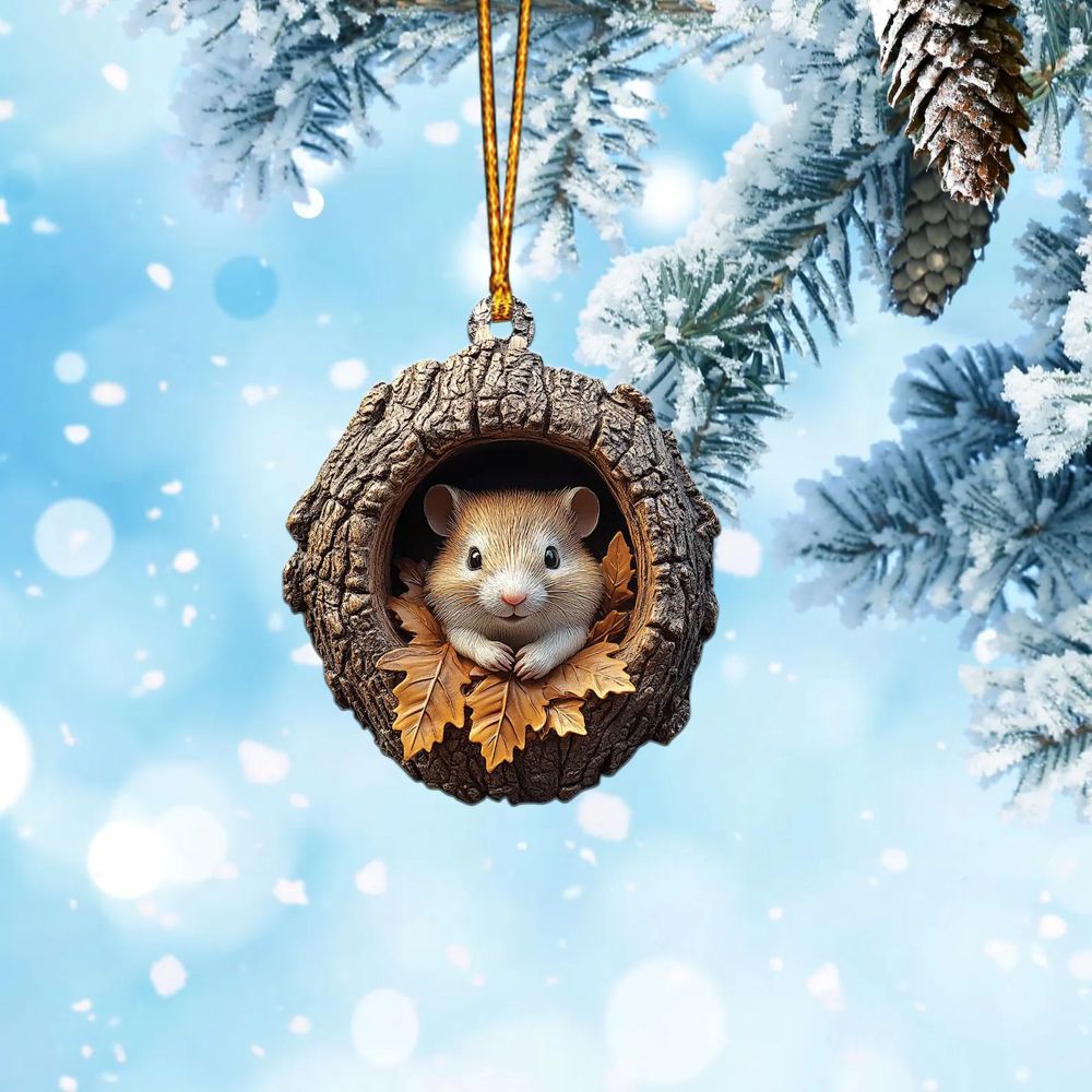 Hamster - Animal Christmas Ornament CH145