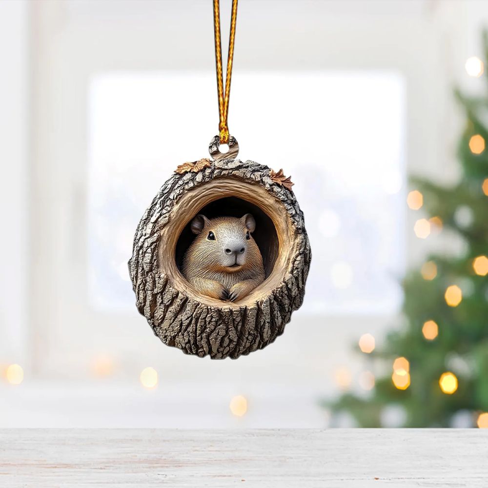 Capybara - Animal Christmas Ornament CH148