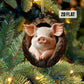 Pig - Animal Christmas Ornament CH229