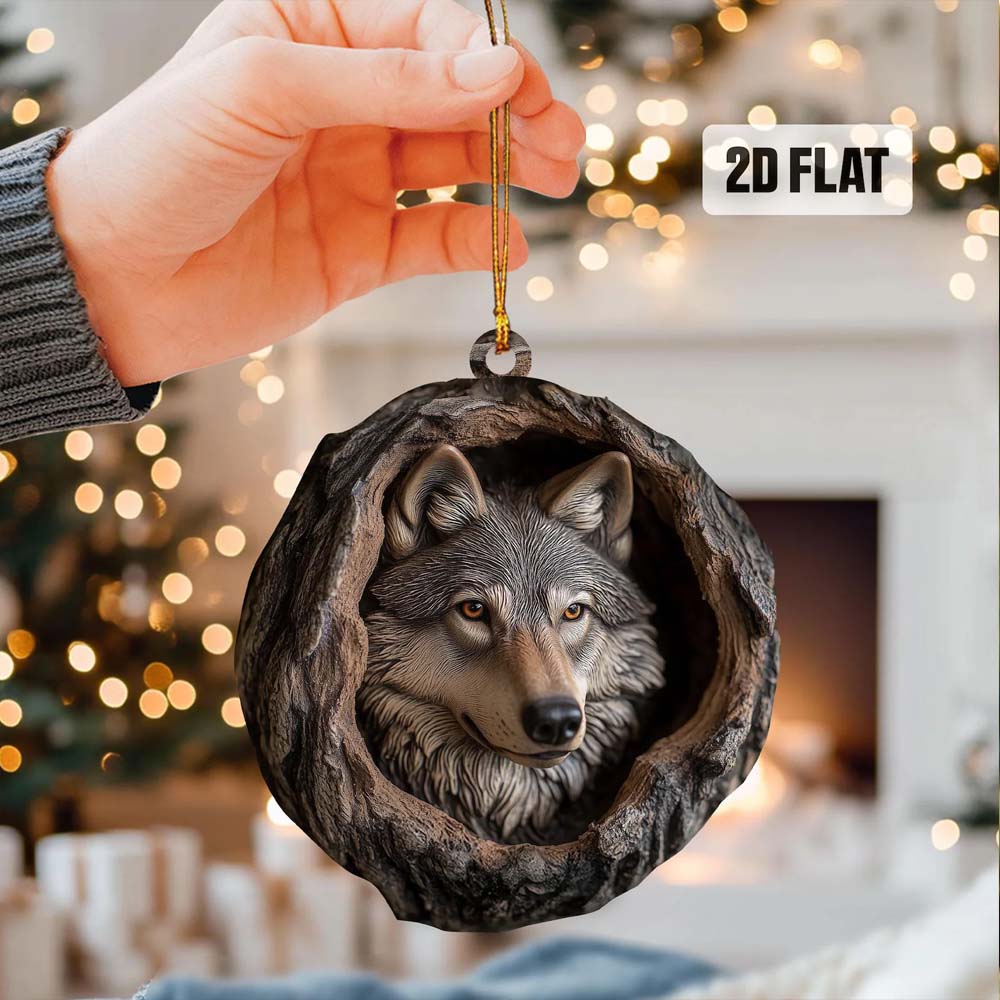 Wolf - Animal Christmas Ornament CH230