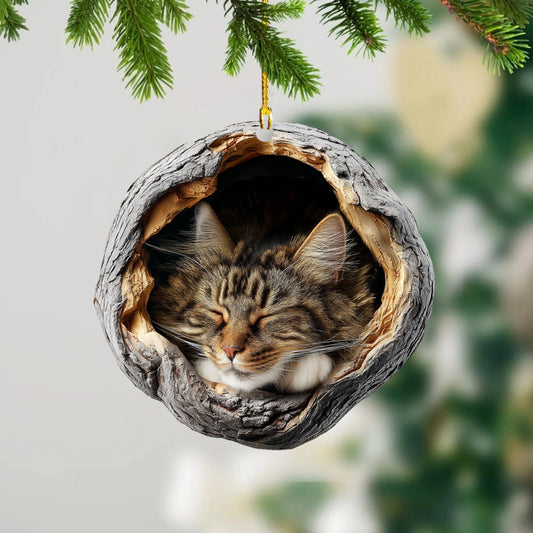 Norwegian Forest Cat - Animal Christmas Ornament CH251