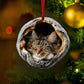 Norwegian Forest Cat - Animal Christmas Ornament CH251