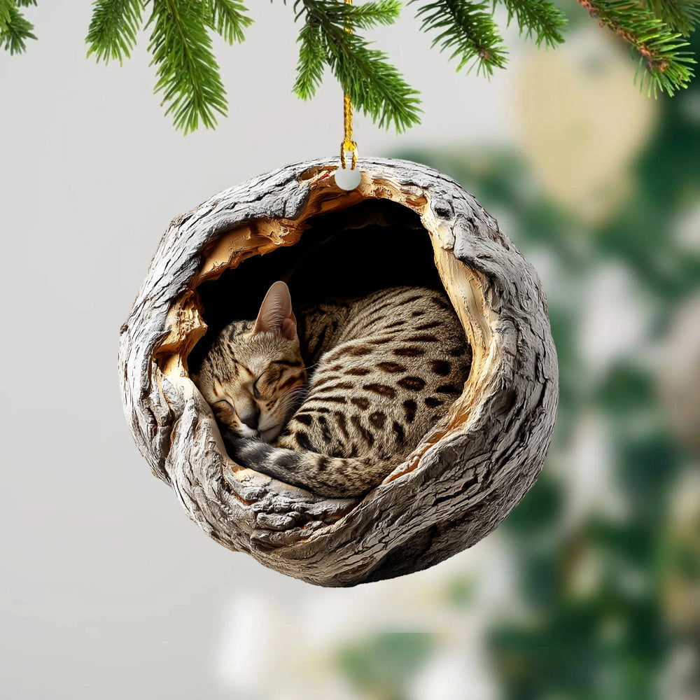 Ocicat - Animal Christmas Ornament CH252
