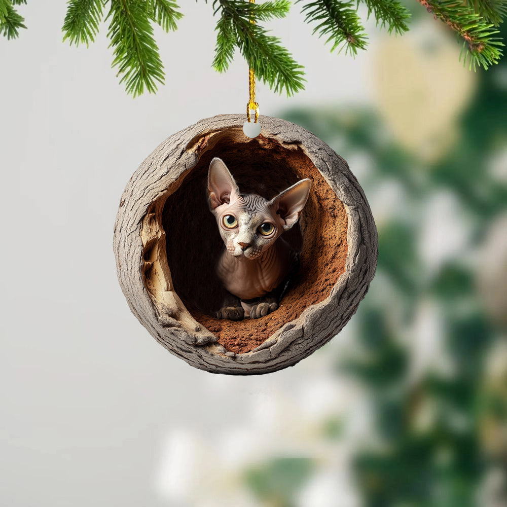 Sphynxcat - Animal Christmas Ornament CH263