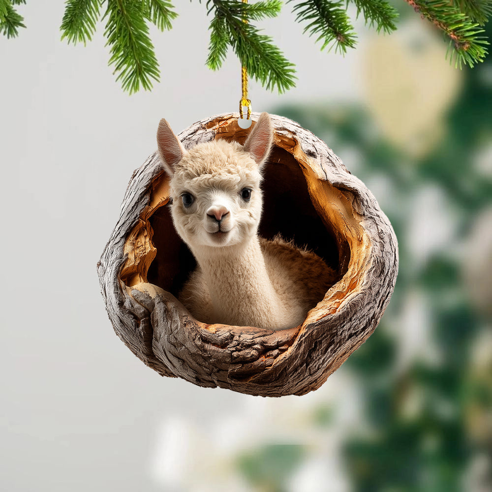 Alpaca - Animal Christmas Ornament CH267