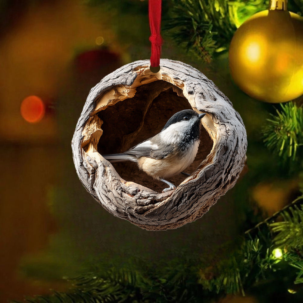 Chickadee - Animal Christmas Ornament CH278