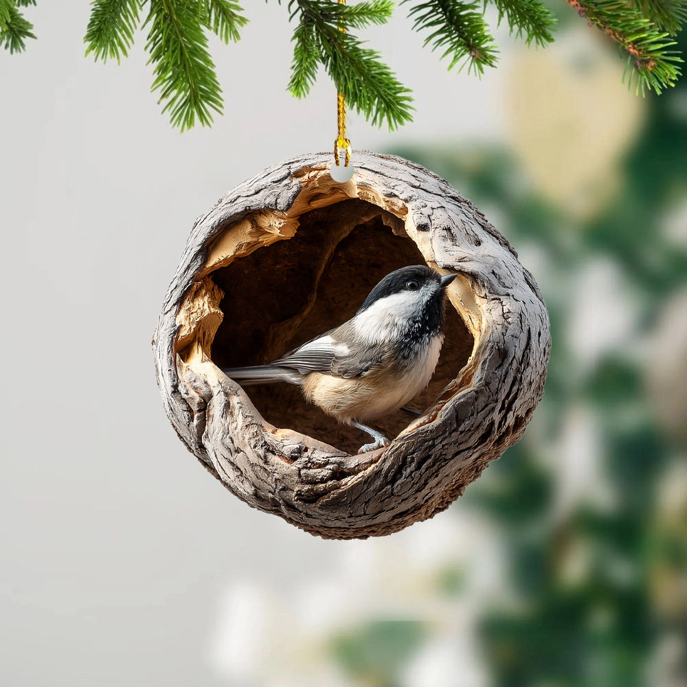Chickadee - Animal Christmas Ornament CH278