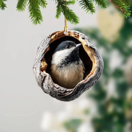 Chickadee - Animal Christmas Ornament CH279