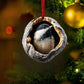 Chickadee - Animal Christmas Ornament CH279