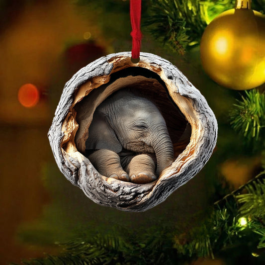 Elephant - Animal Christmas Ornament CH285