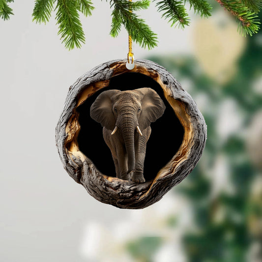 Elephant - Animal Christmas Ornament CH286