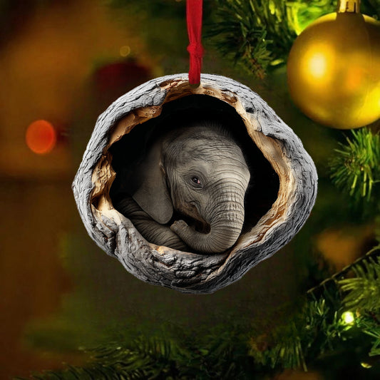 Elephant - Animal Christmas Ornament CH287
