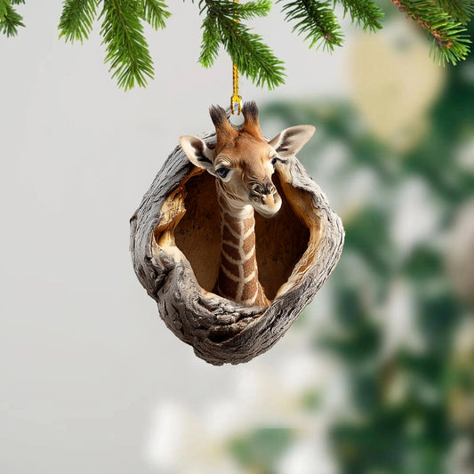 Giraffe - Animal Christmas Ornament CH291