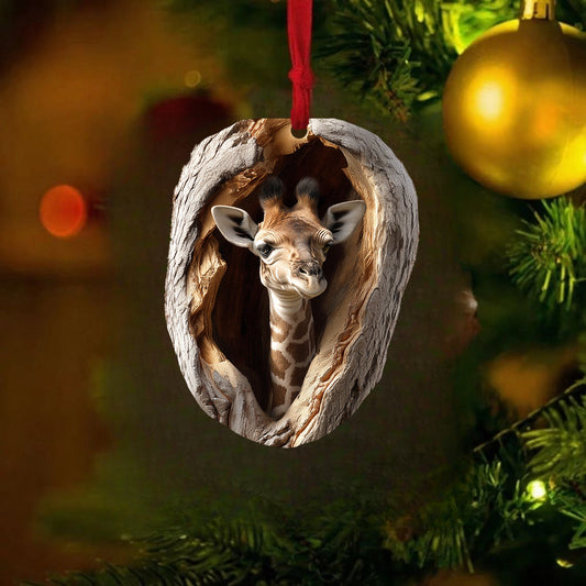 Giraffe - Animal Christmas Ornament CH292