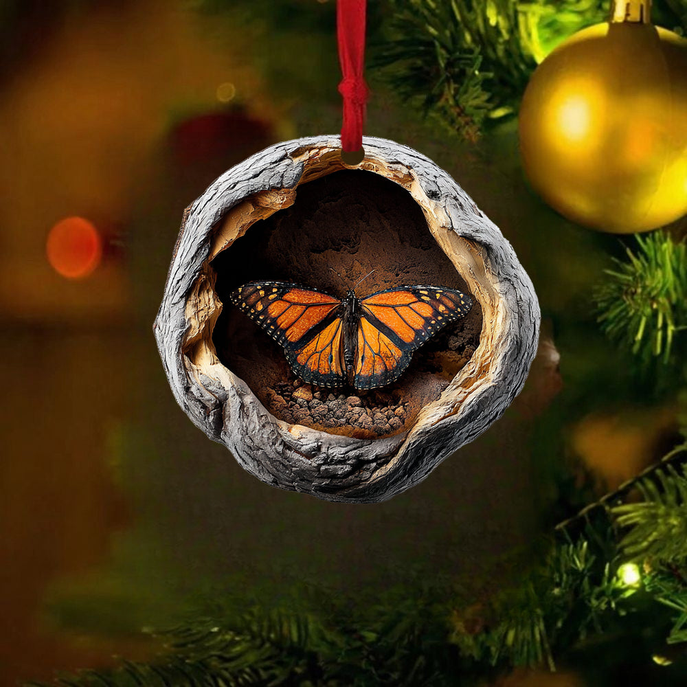Monarch Butterfly - Animal Christmas Ornament CH306