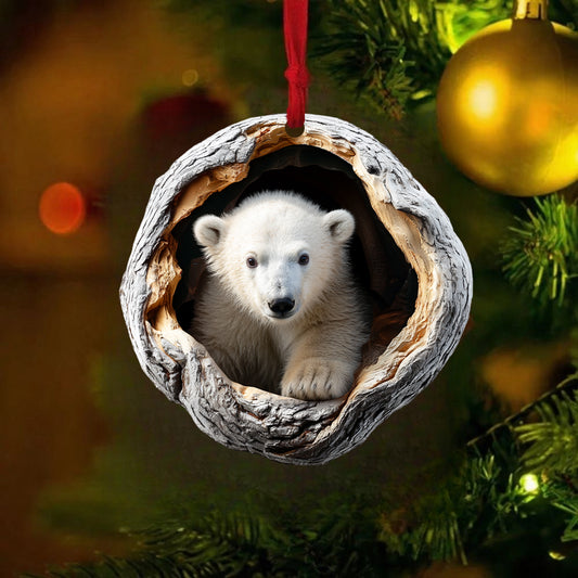 Polar Bear - Animal Christmas Ornament CH310