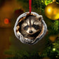 Raccoon - Animal Christmas Ornament CH314