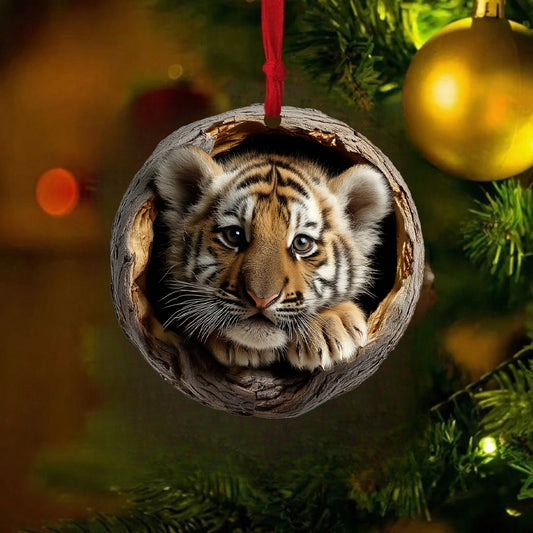 Tiger - Animal Christmas Ornament CH322