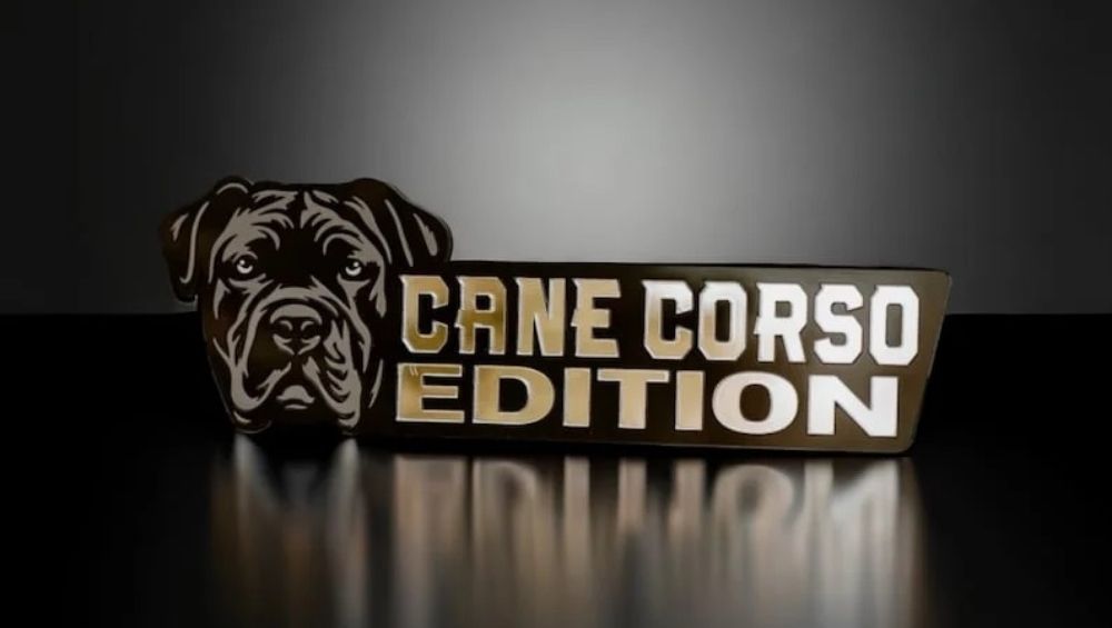 Cane Corso Car Badge Laser Cutting Car Emblem CE027