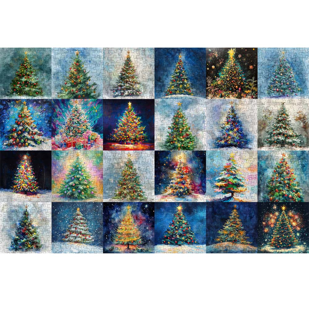 Christmas Tree Countdown Puzzle – 1000 Pieces