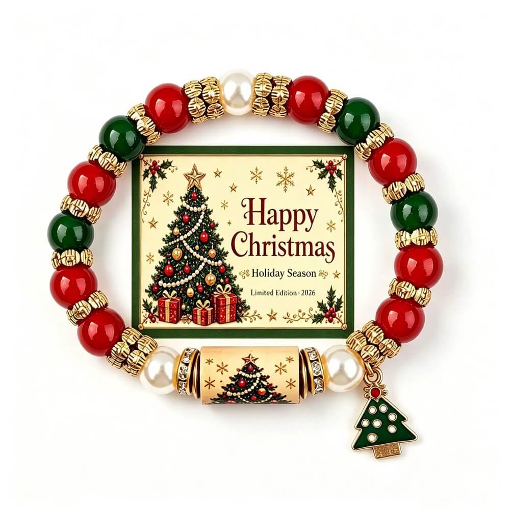 Christmas Stretch Bracelet | Holiday Jewelry for Women