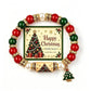 Christmas Stretch Bracelet | Holiday Jewelry for Women