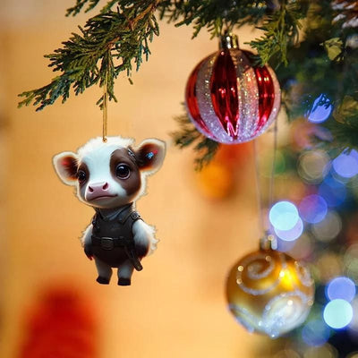 Cartoon Cow Decorative Ornament